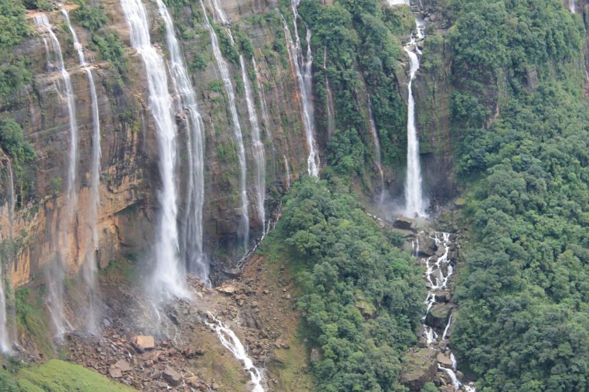 seven sister falls meghalaya